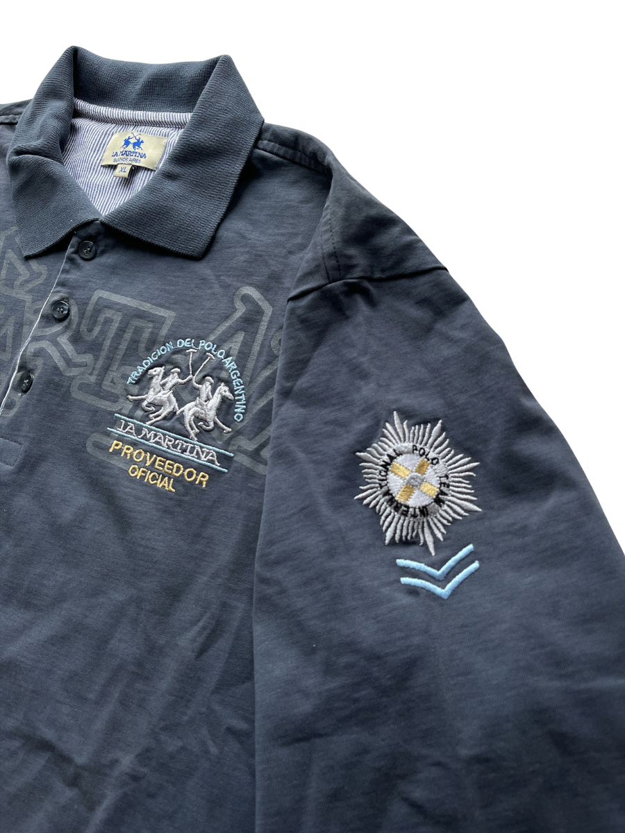 La Martina langarm Polo (XL)