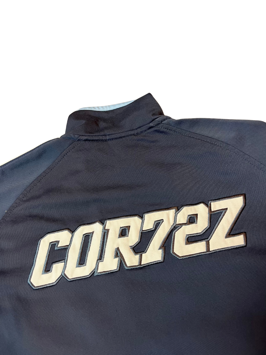 Nike Cortez Jacke dunkelgrau/hellblau (S)