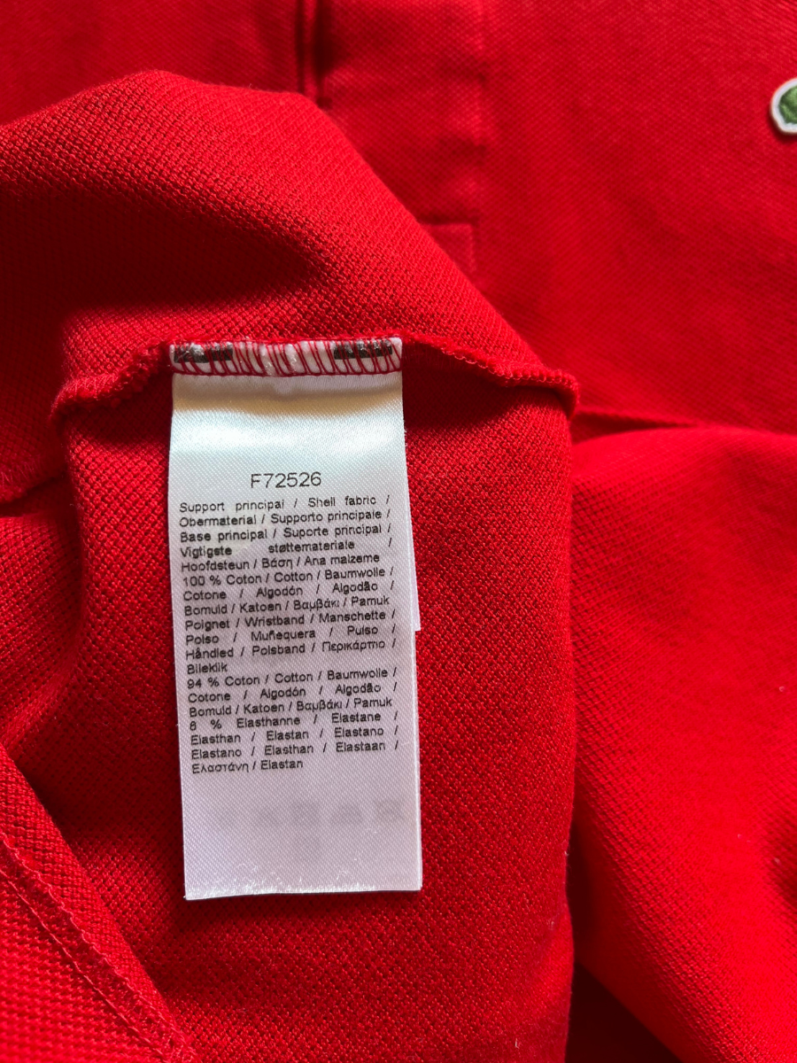 Lacoste Polo langarm (S)