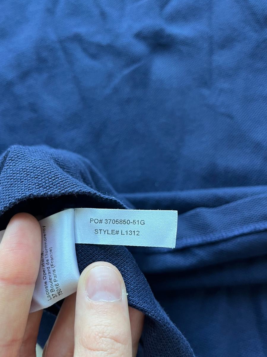 Lacoste Polo langarm (M)