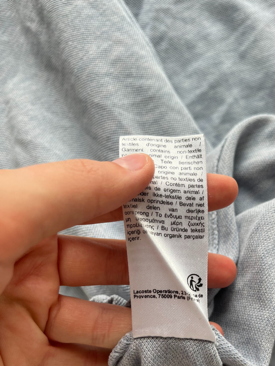 Lacoste Polo langarm (S)