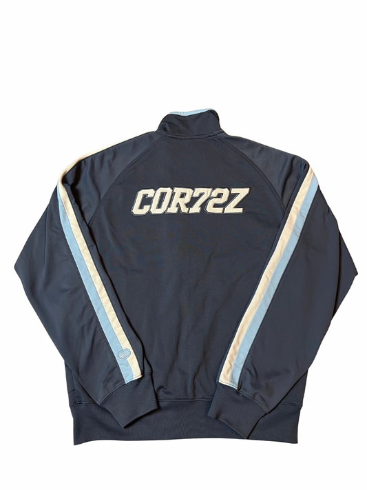 Nike Cortez Jacke dunkelgrau/hellblau (S)