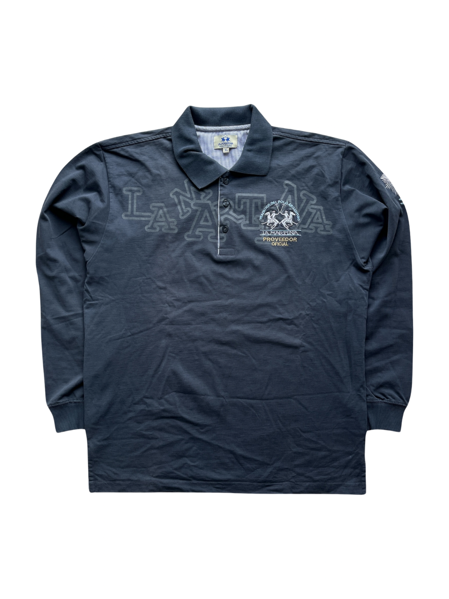 La Martina langarm Polo (XL)