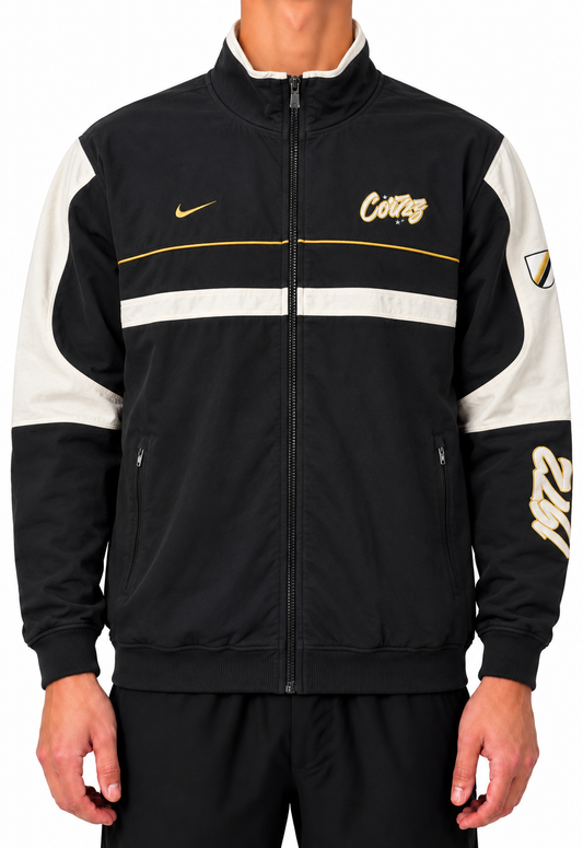 Nike Cortez Zipper schwarz/weiß Größe XL.