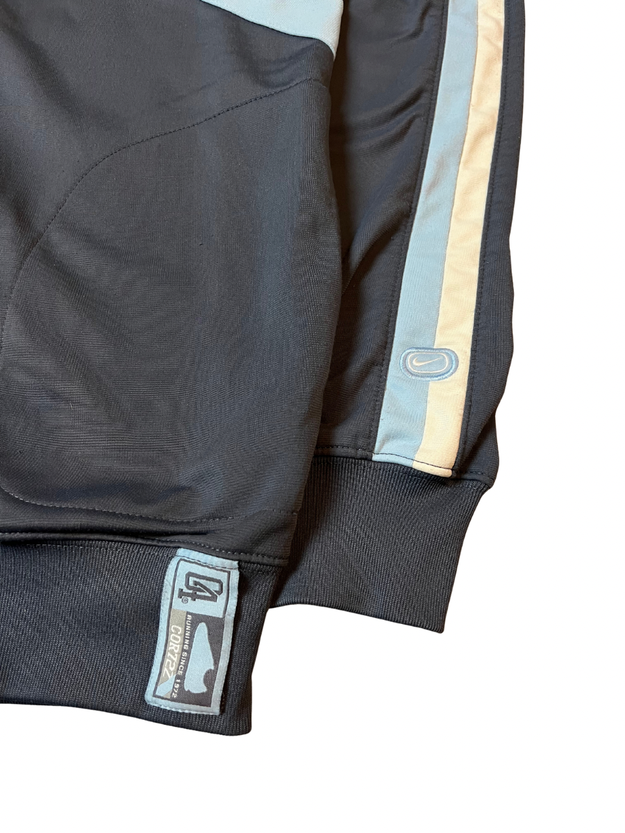 Nike Cortez Jacke dunkelgrau/hellblau (S)