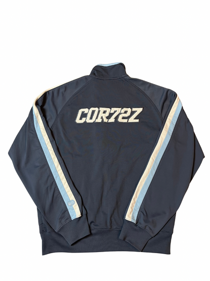 Nike Cortez Jacke dunkelgrau/hellblau (S)