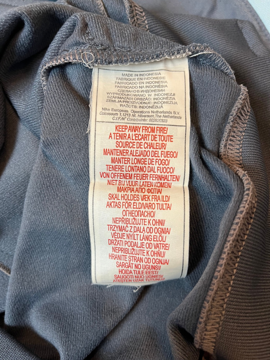 Nike Cortez Jacke dunkelgrau/hellblau (S)