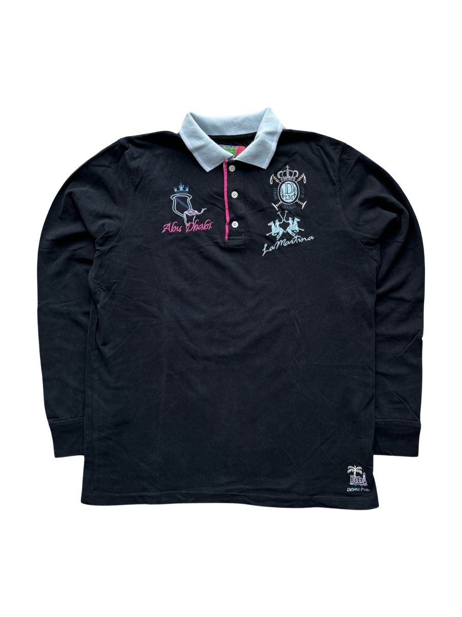 La Martina langarm Polo (XL)