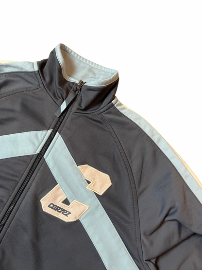 Nike Cortez Jacke dunkelgrau/hellblau (S)