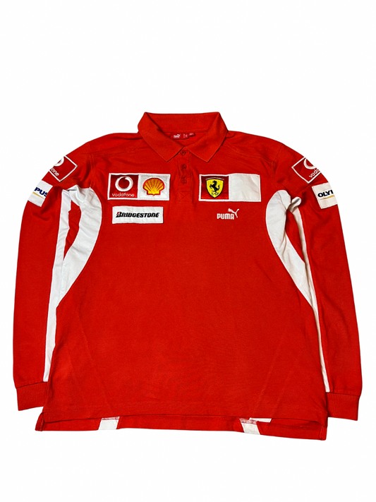 Puma Ferrari Polo langarm (L)