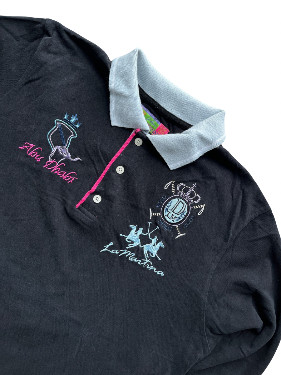 La Martina langarm Polo (XL)