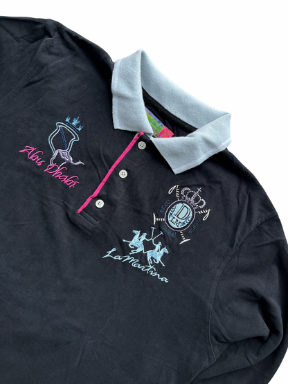 La Martina langarm Polo (XL)