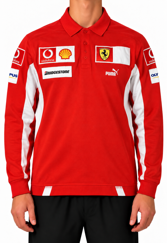 Puma Ferrari Polo langarm (L)
